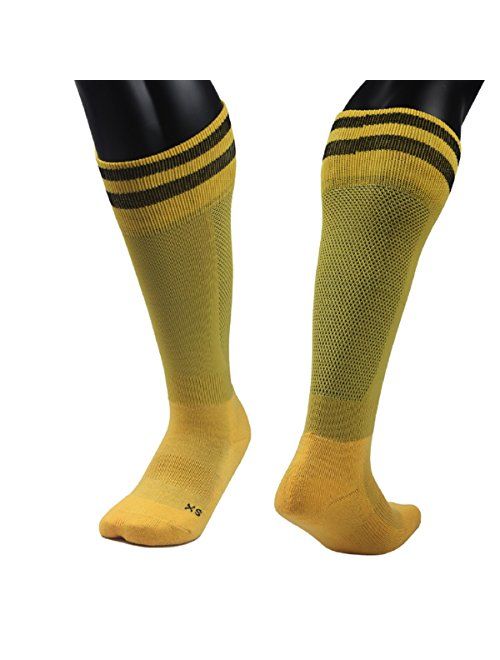 Lian LifeStyle Women's 1 Pair Knee High Sports Socks for Baseball/Soccer Size M