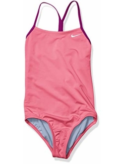 Girls' Big Racerback One Piece Swimsuit