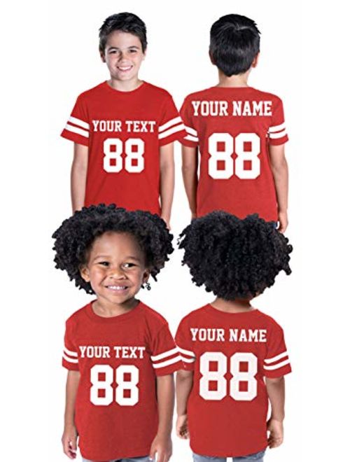 Custom Cotton Toddler Youth Jersey - Personalize Your 2 Sided Team Uniform