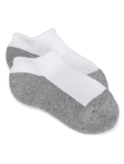 Jefferies Socks Boys' Seamless Toe Athletic Low Cut (Pack of 6)