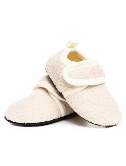 SLEVEL Toddler Boys Girls House Socks Slippers Little Kids Lightweight Indoor Home Shoes