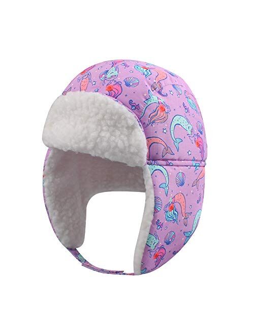 BAVST Winter Trapper Hat for Boys Girls Waterproof Warm Baby Toddler Ushanka Fleece Beanie Hats for 6M-6T