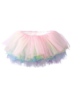 My Lello Big Girls 10-Layer Short Ballet Tulle Tutu Skirt (4T-10yr)