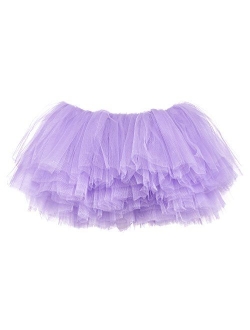 My Lello Big Girls 10-Layer Short Ballet Tulle Tutu Skirt (4T-10yr)