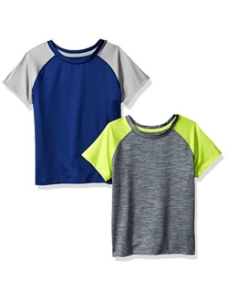 Boys 2-Pack Short-Sleeve Raglan Active Tee