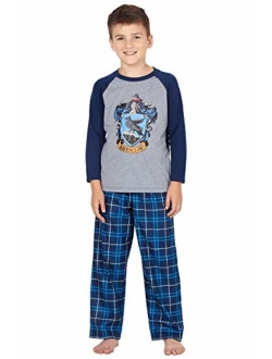 Harry Potter Pajamas Little and Big Boys' Raglan Shirt and Pants Sleepwear Set