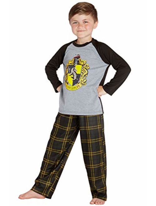 Harry Potter Pajamas Little and Big Boys' Raglan Shirt and Pants Sleepwear Set