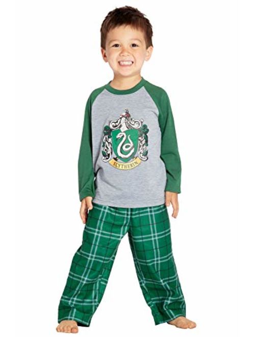 Harry Potter Pajamas Little and Big Boys' Raglan Shirt and Pants Sleepwear Set