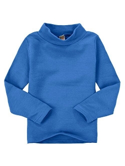 CuteOn Children Unisex Solid Color Kids School Uniform Long Sleeve Turtleneck T-Shirt