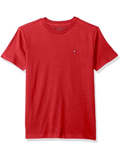 Tommy Hilfiger Boys' Short Sleeve Solid Crew-Neck T-Shirt