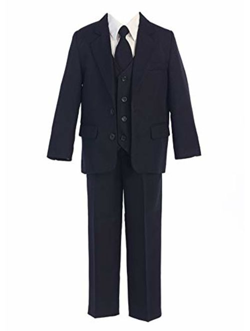 Cole Boys Suit with Shirt and Vest (5-Piece)