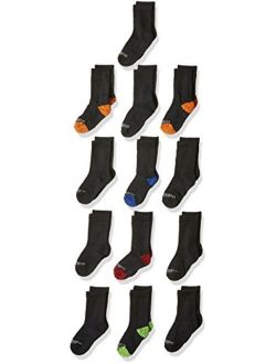 Boys' 13-Pack Everyday Soft Crew Socks