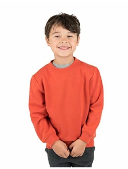 Kids & Toddler Sweatshirt Boys Girls Long Sleeve Shirt Variety of Colors (Size 2-14 Years)