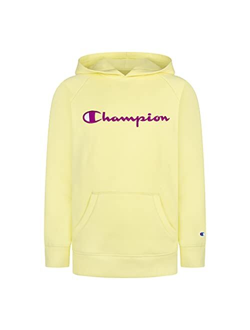 Champion Kids Clothes Sweatshirts Girls Youth Heritage Fleece Pull On Hoody Sweatshirt with Hood