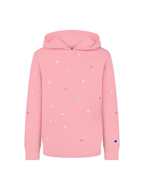 Champion Kids Clothes Sweatshirts Girls Youth Heritage Fleece Pull On Hoody Sweatshirt with Hood