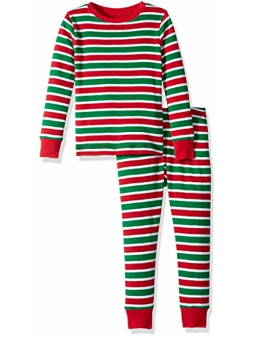 Hatley Boys' Organic Cotton Long Sleeve Printed Pajama Sets