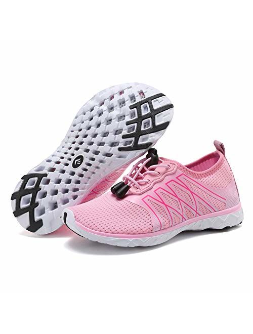 EQUICK Kids Water Shoes Boys & Girls Kids Aqua Shoes Swim Shoes Athletic Sneakers Lightweight Sport Shoes (Toddler/Little Kid/Big Kid)