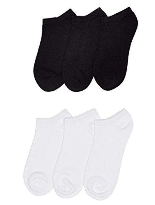 Trimfit Unisex Kids No Show Sport Liner Socks with Comfortoe(Pack of 6)