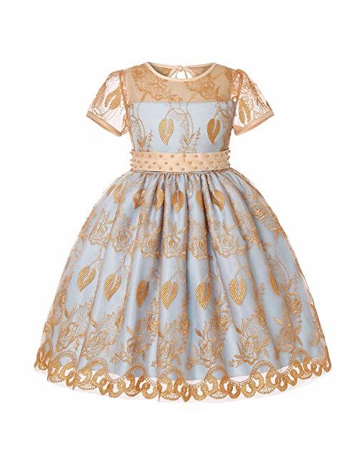 Cichic Girls Dresses 2019 Flower Girl Wedding Dress Elegant Dresses for Party 2-9 Years