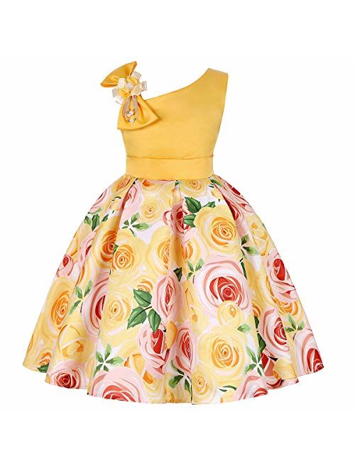 Cichic Girls Dresses 2019 Flower Girl Wedding Dress Elegant Dresses for Party 2-9 Years