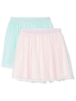 Amazon Brand - Spotted Zebra Girl's Toddler & Kid's 2-Pack Tutu Skirts