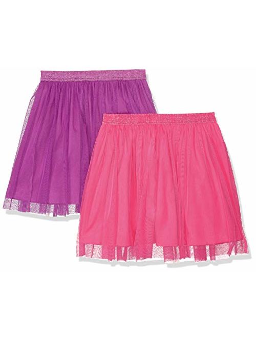 Amazon Brand - Spotted Zebra Girl's Toddler & Kid's 2-Pack Tutu Skirts