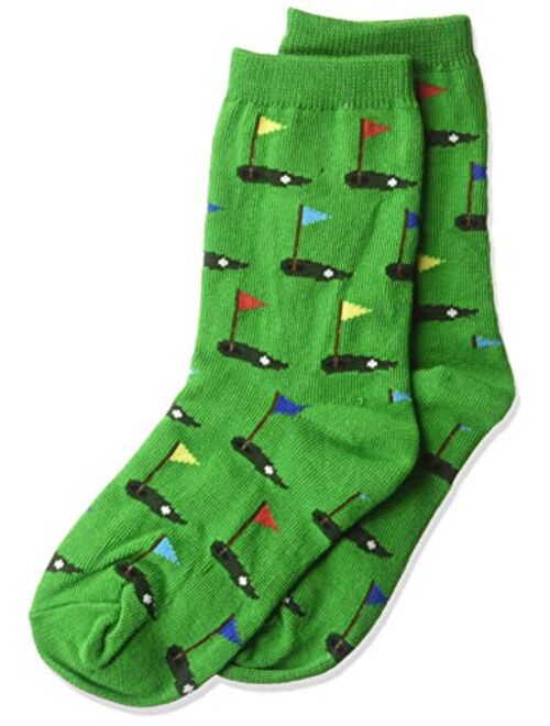 Hot Sox Boys' Big Sports Series Novelty Casual Crew Socks