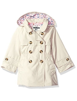 Girls' Hooded Trench Coat