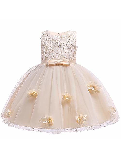 FKKFYY 2-10T Pageant Princess Wedding Prom Ball Gown Dresses