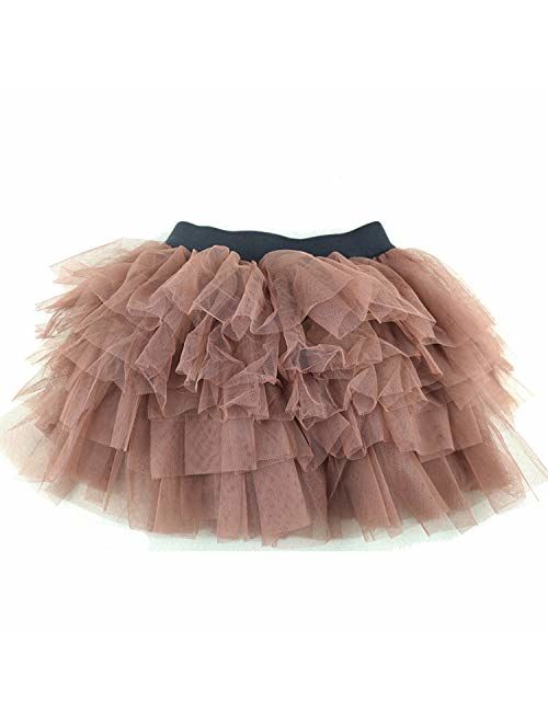 Wennikids Baby Girl's Dance Skirt Chiffon Pettiskirt Tutu