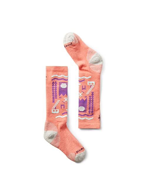 Smartwool Kids Over-the-Calf Socks - OTC Wintersport Neo Native Socks, Lightly Cushioned Merino Wool Performance Socks