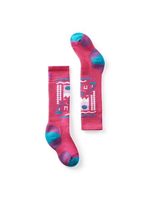 Smartwool Kids Over-the-Calf Socks - OTC Wintersport Neo Native Socks, Lightly Cushioned Merino Wool Performance Socks