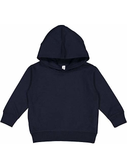 RABBIT SKINS Toddler Fleece Long Sleeve Hooded Pullover Sweatshirt with Side Seam Pockets