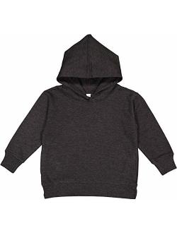 RABBIT SKINS Toddler Fleece Long Sleeve Hooded Pullover Sweatshirt with Side Seam Pockets