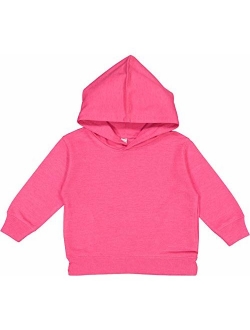 RABBIT SKINS Toddler Fleece Long Sleeve Hooded Pullover Sweatshirt with Side Seam Pockets