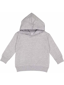 RABBIT SKINS Toddler Fleece Long Sleeve Hooded Pullover Sweatshirt with Side Seam Pockets