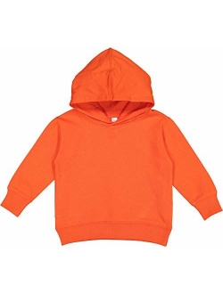 RABBIT SKINS Toddler Fleece Long Sleeve Hooded Pullover Sweatshirt with Side Seam Pockets