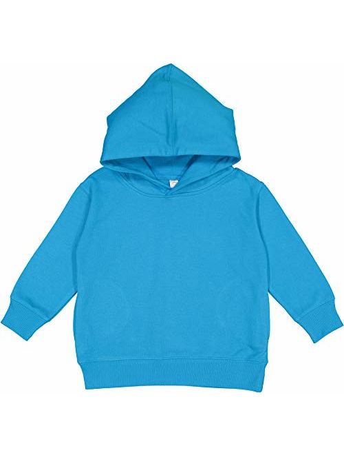 RABBIT SKINS Toddler Fleece Long Sleeve Hooded Pullover Sweatshirt with Side Seam Pockets