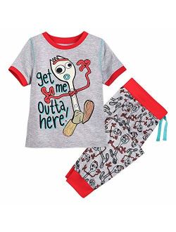 Forky Pajama Set for Boys - Toy Story 4 Size Multi