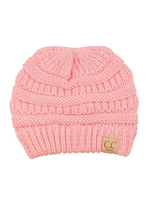 C.C Kids' Cute Warm and Comfy Children's Knit Ski Beanie Hat