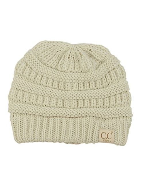 C.C Kids' Cute Warm and Comfy Children's Knit Ski Beanie Hat