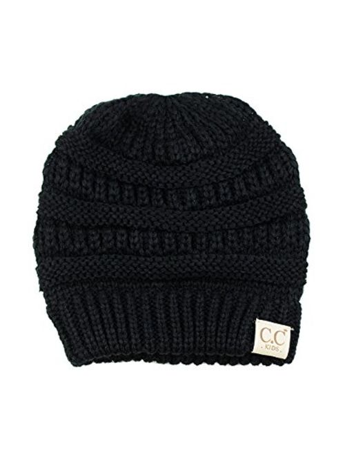 C.C Kids' Cute Warm and Comfy Children's Knit Ski Beanie Hat