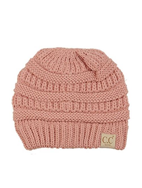 C.C Kids' Cute Warm and Comfy Children's Knit Ski Beanie Hat