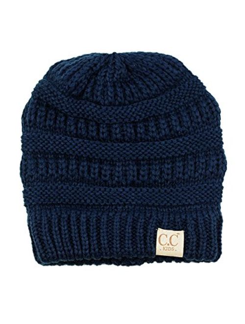 C.C Kids' Cute Warm and Comfy Children's Knit Ski Beanie Hat