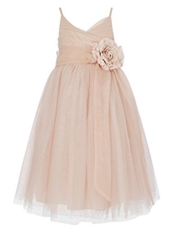 princhar Tulle Flower Girl Dress Junior Bridesmaids Dress Little Girl Toddler Dress