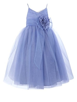 princhar Tulle Flower Girl Dress Junior Bridesmaids Dress Little Girl Toddler Dress