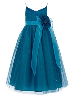 princhar Tulle Flower Girl Dress Junior Bridesmaids Dress Little Girl Toddler Dress