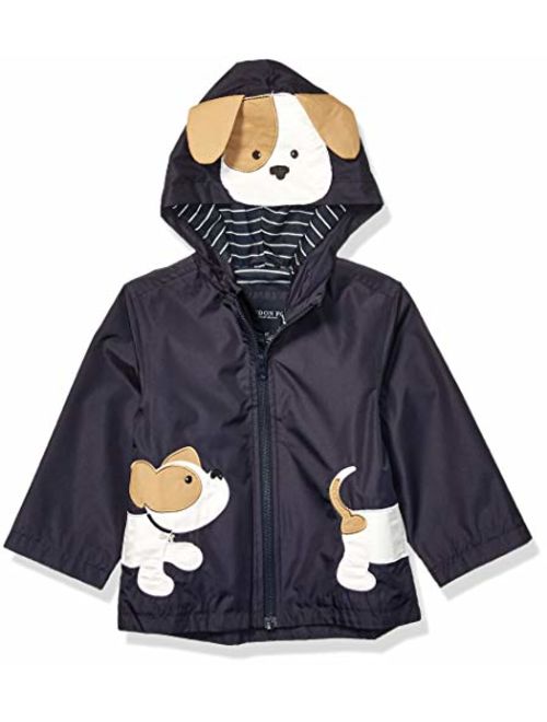 LONDON FOG Boys' Little Animal Rainslicker Rain Jacket