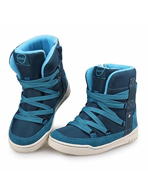 Boys Snow Boots Boys Winter Boots for Kids Waterproof Winter Snow Boots for Boys Warm Fur Lined Slip Resistant Outdoor (Toddler/Little Boys)