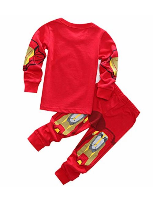 horizon where hope spread Kids & Toddler Pajamas Boys 2 Piece Long Pjs Set 100% Cotton Sleepwear (2-7 Years)